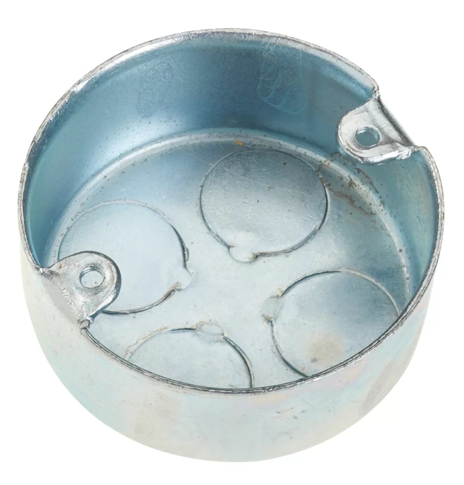 Deta 4 Hole 20mm LoopIn Conduit Box BZP Screwfix