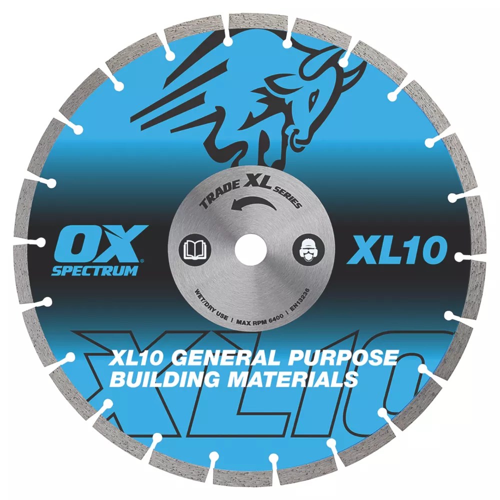 OX Trade XL10 Masonry Segmented Diamond Blade 300mm x 20mm Screwfix