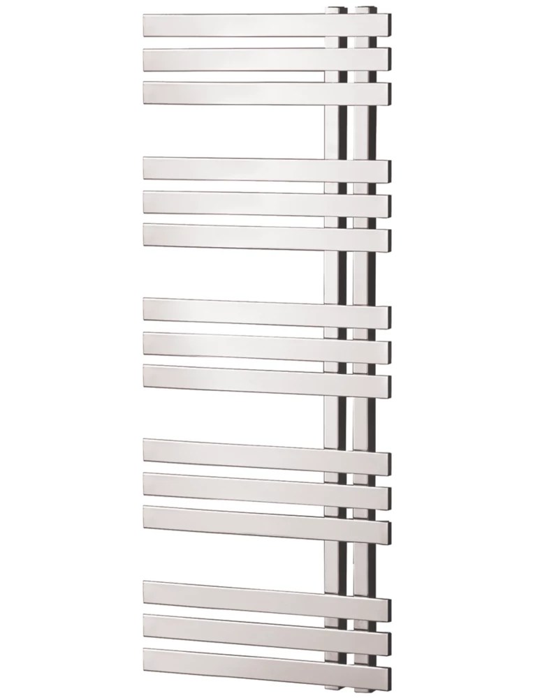 Towelrads 1200mm x 500mm 1123BTU Chrome Flat Designer Towel Radiator