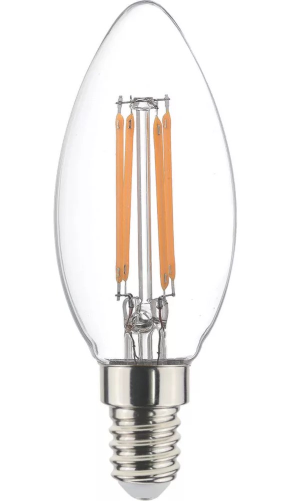 Sylvania ToLEDo Retro V5 CL 827 SL E14 Candle LED Light Bulb 470lm 4.5W