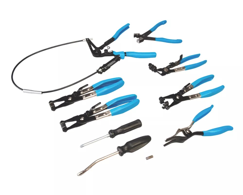 Silverline Hose Clip Removal Tool Set 9 Pcs Screwfix