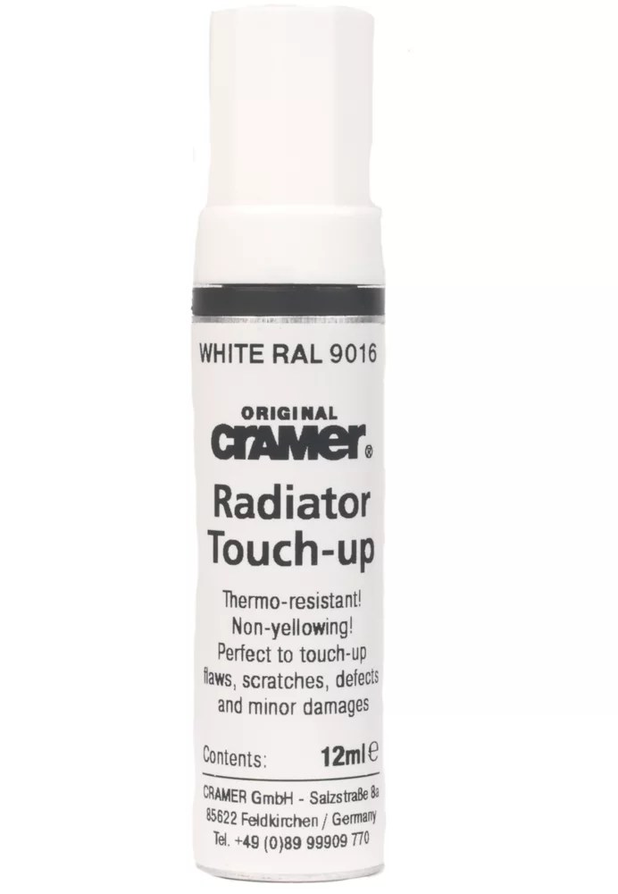 Cramer 12ml RAL 9016 White Gloss Heat Resistant Radiator Paint Screwfix