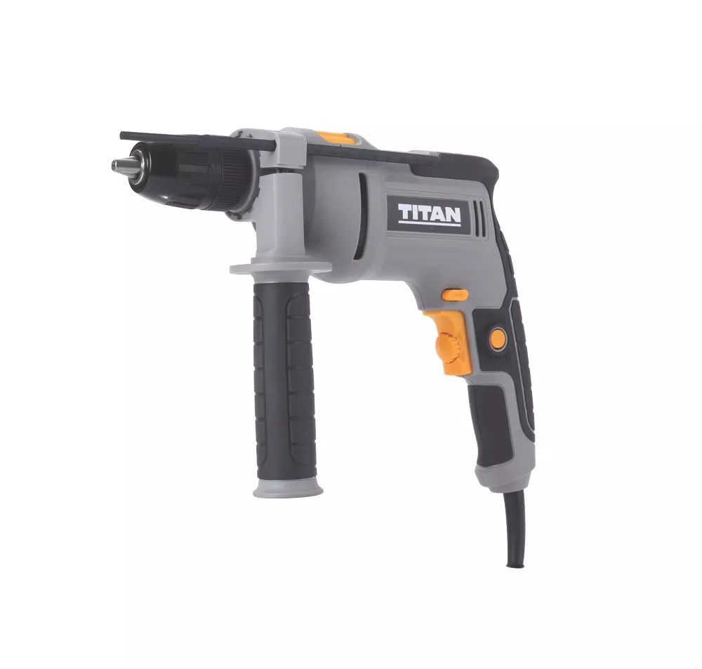 Refurb Titan TTB877DRH 600W Electric Impact Drill 240V Screwfix