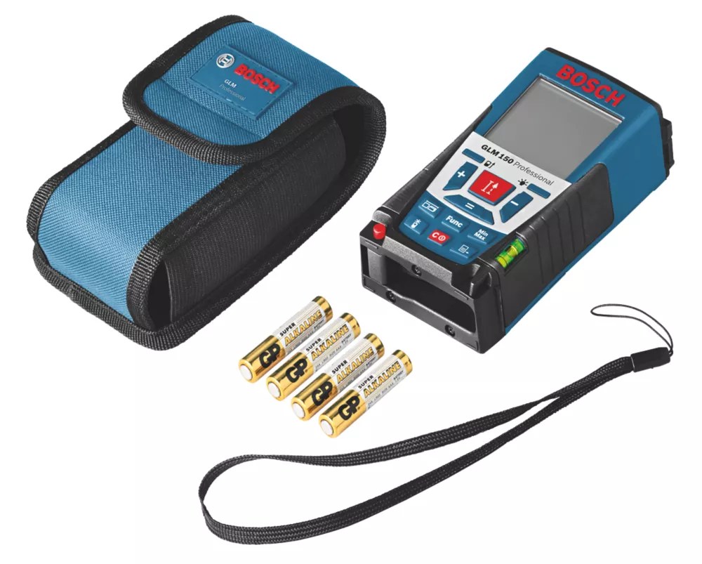 Bosch Glm50c Laser Rangefinder Distance Measures Screwfix Com
