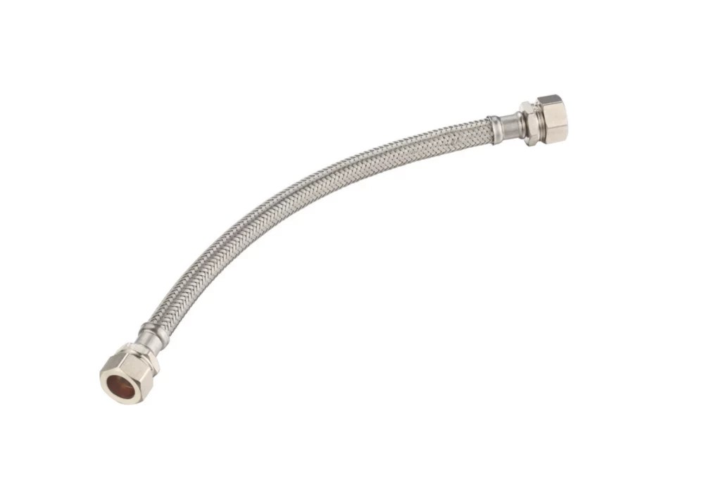 Essentials Flexible Hose 15mm x 15mm x 300mm Screwfix