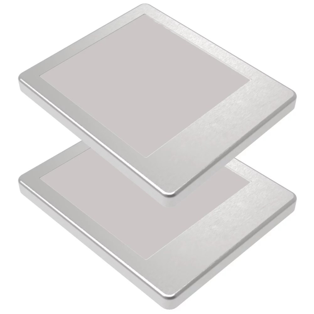 Sensio Horizon Pro Rectangular LED Under Lights Steel 7.2W 250lm 2 Pack Screwfix