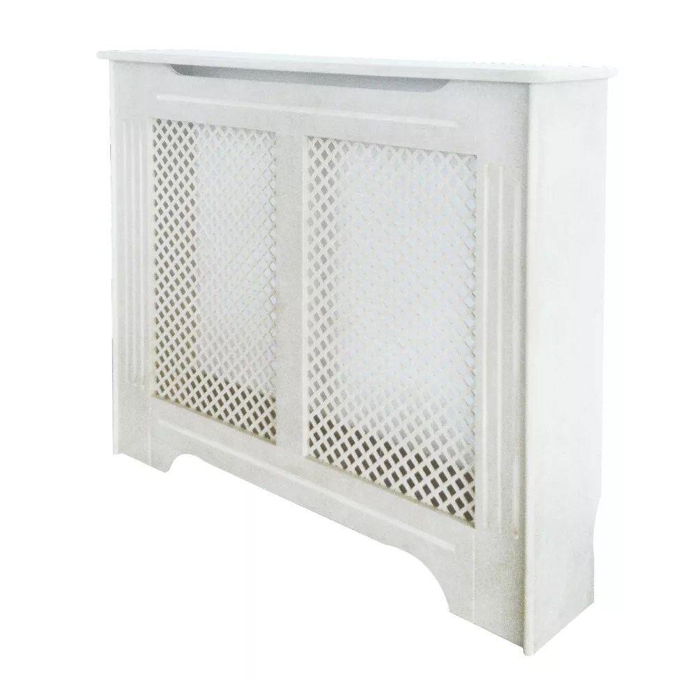 Victorian Radiator Cover White 1020 x 210 x 868mm Screwfix