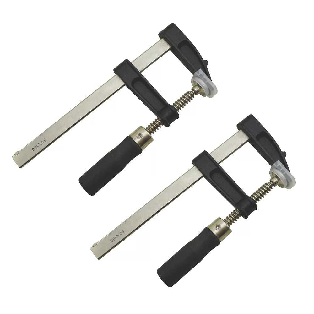 Essentials FClamps 6" (150mm) 2 Pack Screwfix