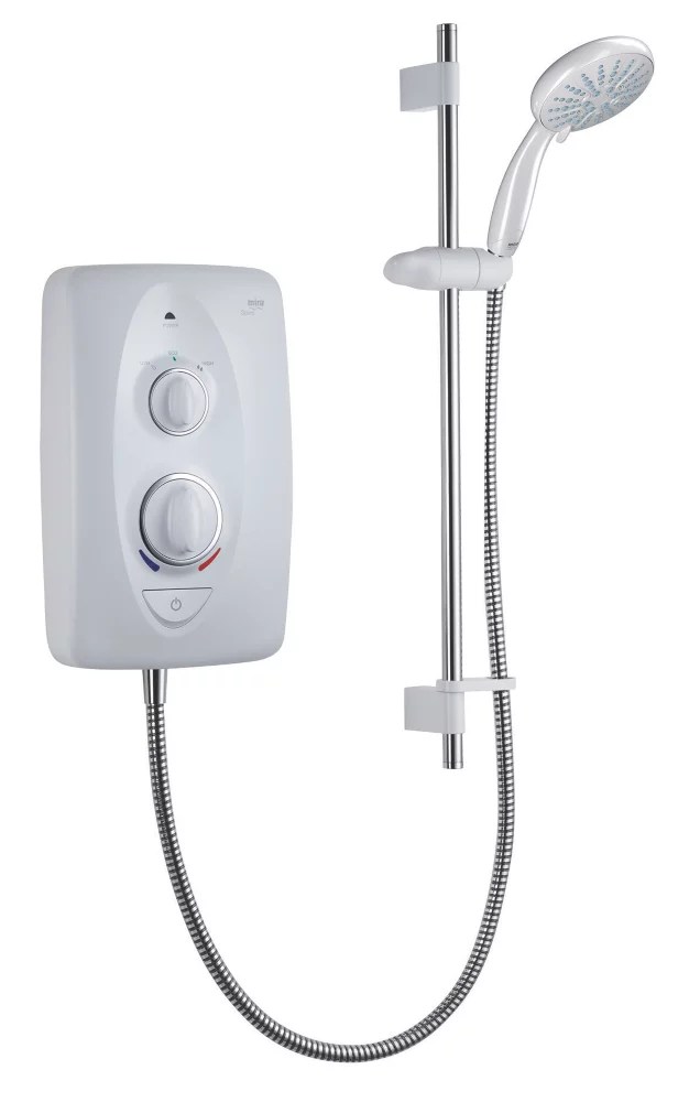 Mira Sprint MultiFit White 9.5kW Electric Shower Screwfix