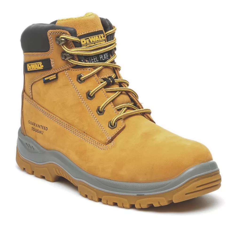 DeWalt Titanium Size 9 Honey Waterproof Steel Toe Cap Safety Boots