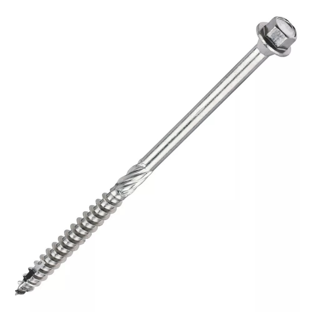 Timco Hex Socket ThreadCutting Timber Screws 6.7mm x 125mm 25 Pack