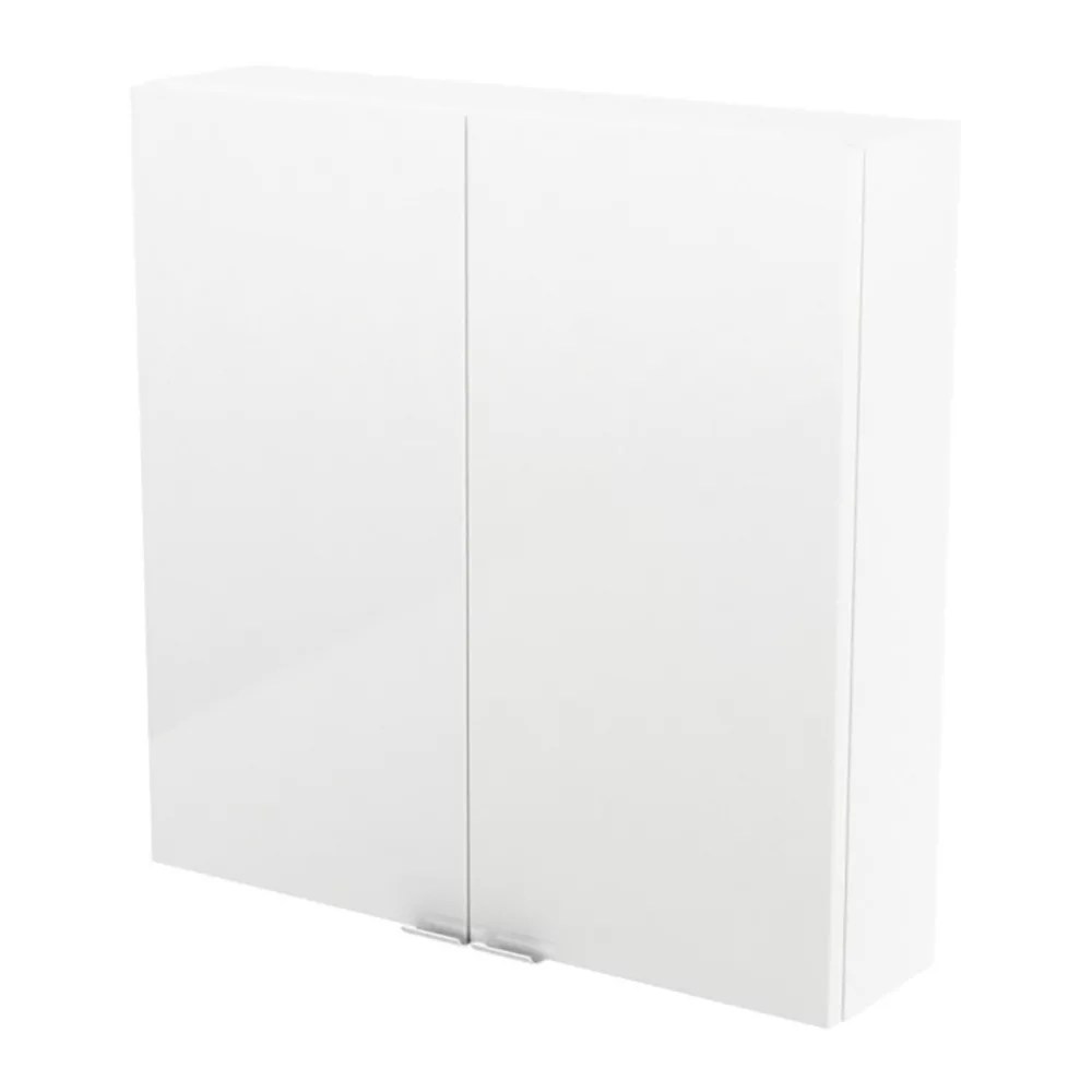 Imandra Bathroom White Gloss 600mm x 150mm x 600mm Screwfix