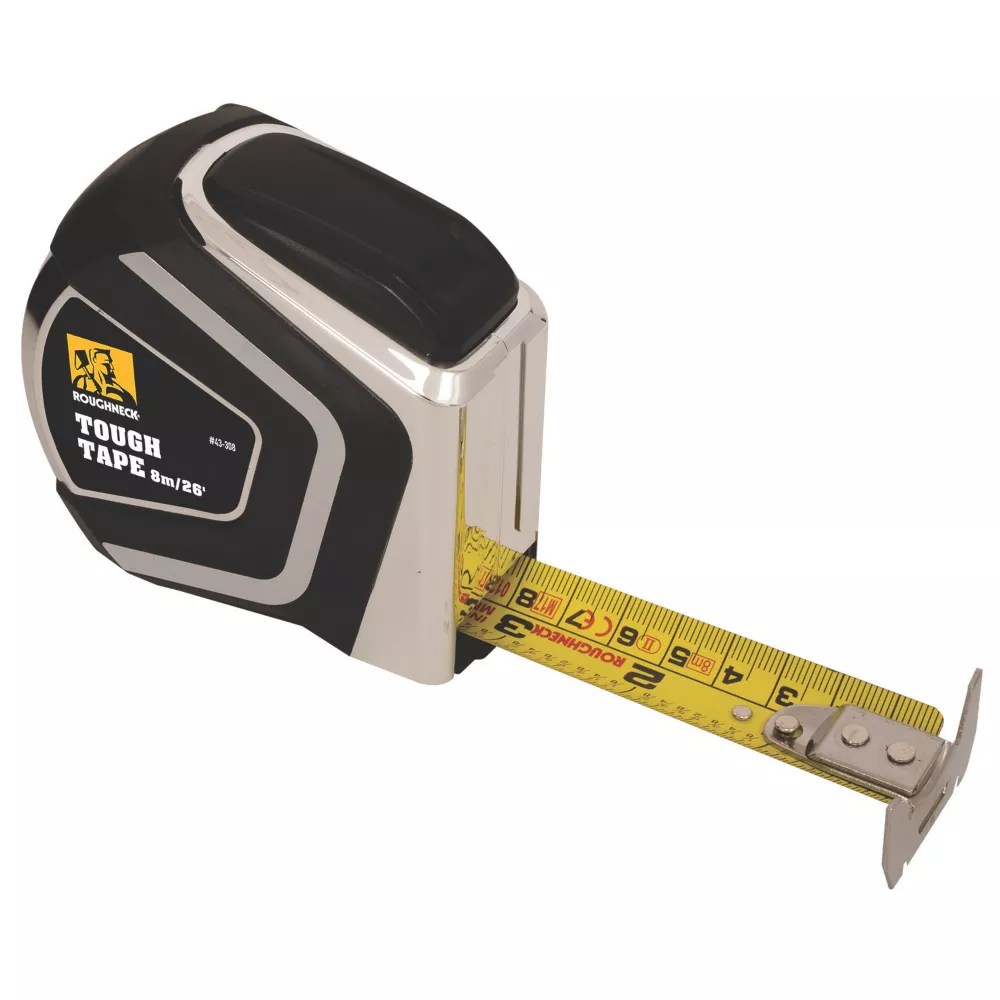 Roughneck Tough Tape 8m Tape Measure Screwfix