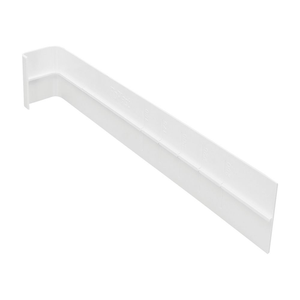 FloPlast InLine Fascia Joints White 300mm x 42mm 2 Pack Screwfix