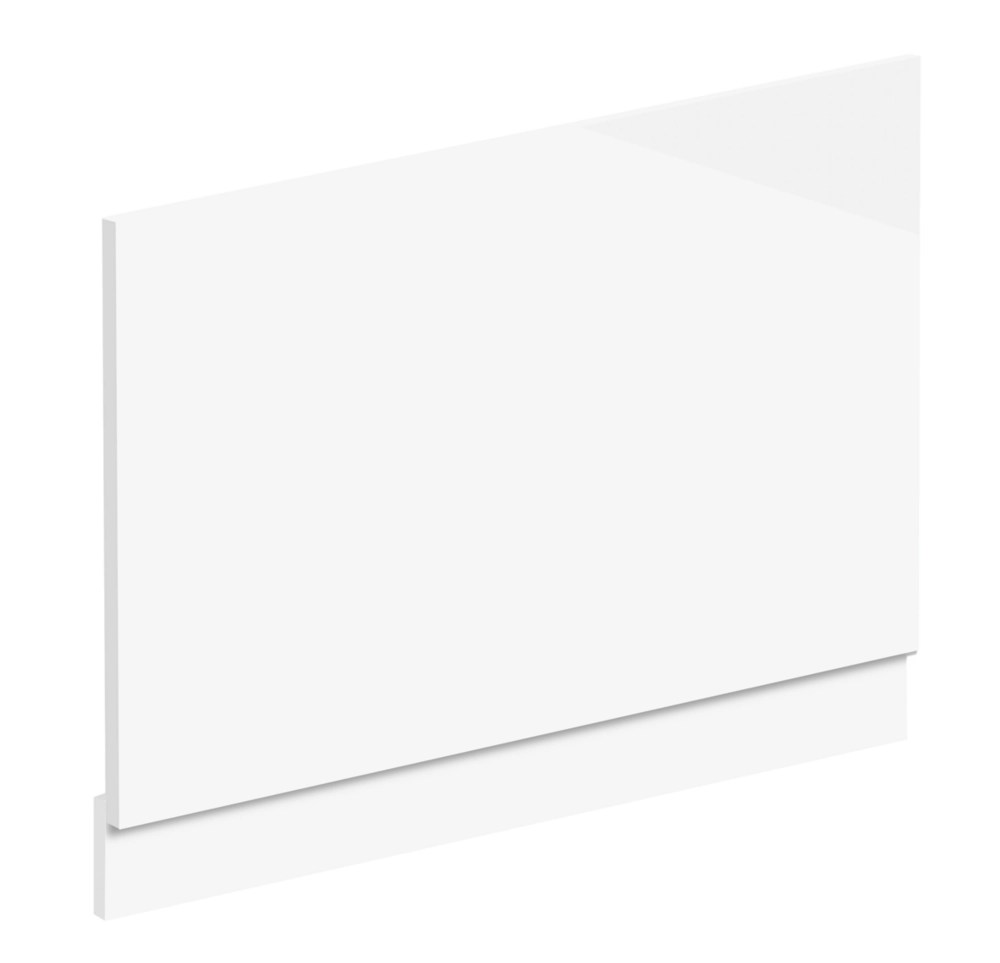 Highlife Bathrooms Adjustable End Bath Panel 800mm Gloss White Screwfix