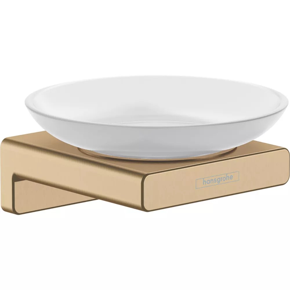 Hansgrohe AddStoris Soap Dish Brushed Bronze Screwfix