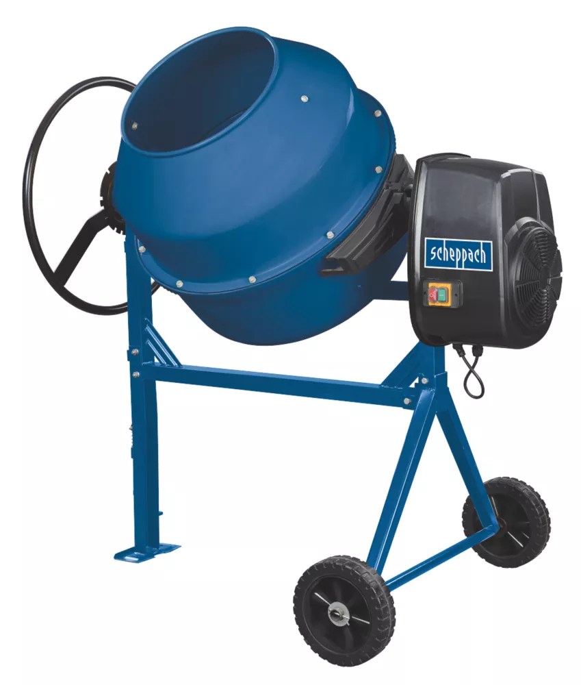 Scheppach Mix 160 Electric Cement Mixer 230V Screwfix