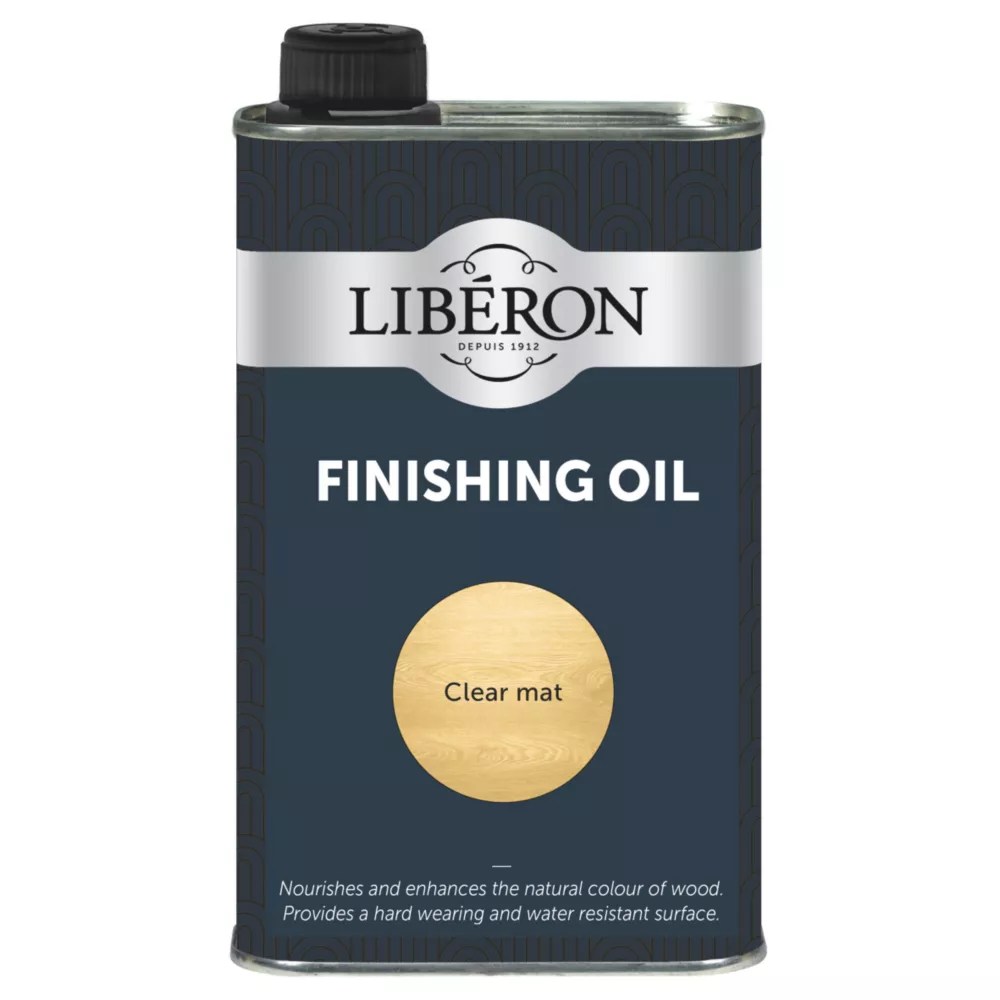 Liberon 500ml Clear Natural SolventBased Interior Wood Finishing Oil