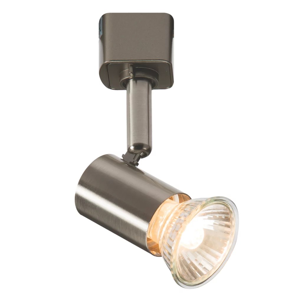 Knightsbridge 1Circuit Light Fitting for Track Lighting Brushed Chrome