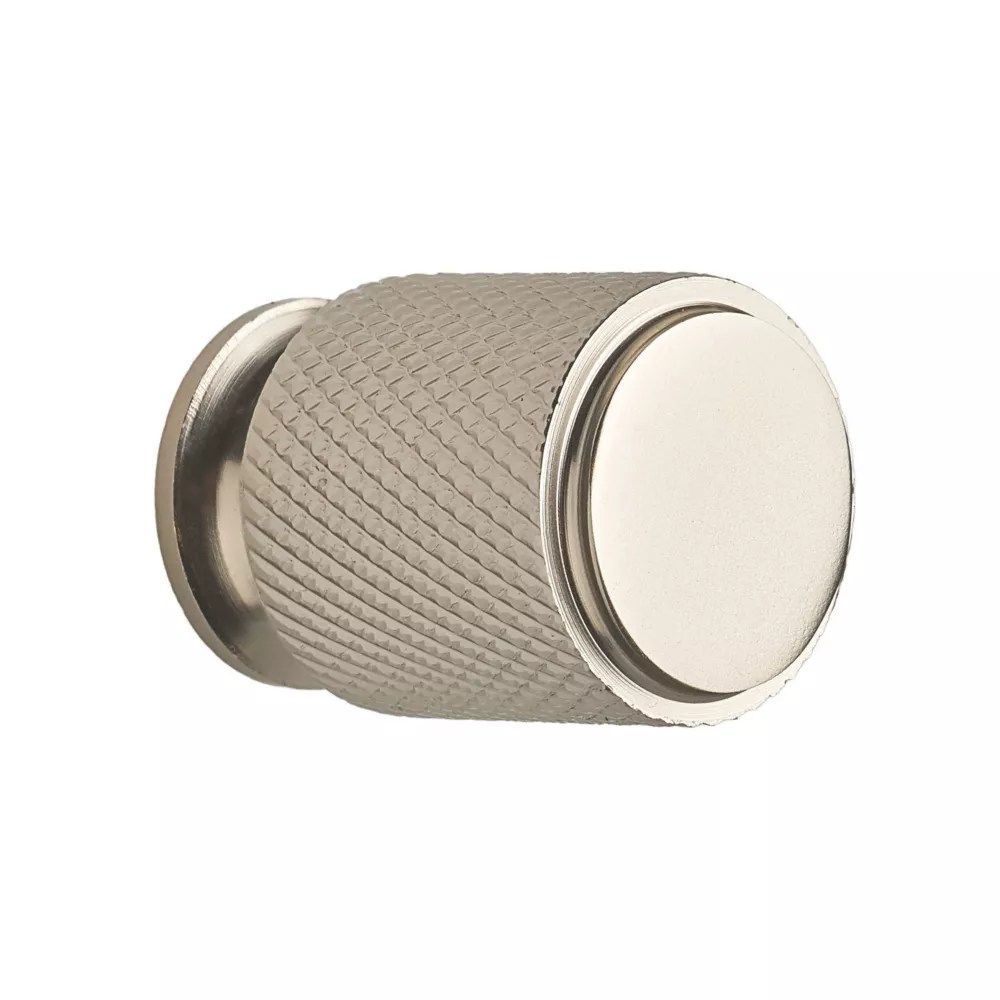 Elite Knobs & Handles Kensington Knurled Knob Brushed Nickel