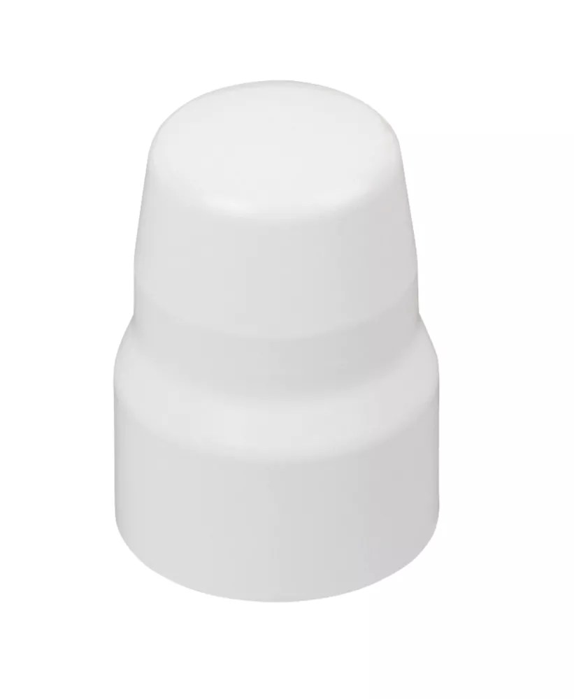Essentials 25mm White Radiator Valve Cap Screwfix