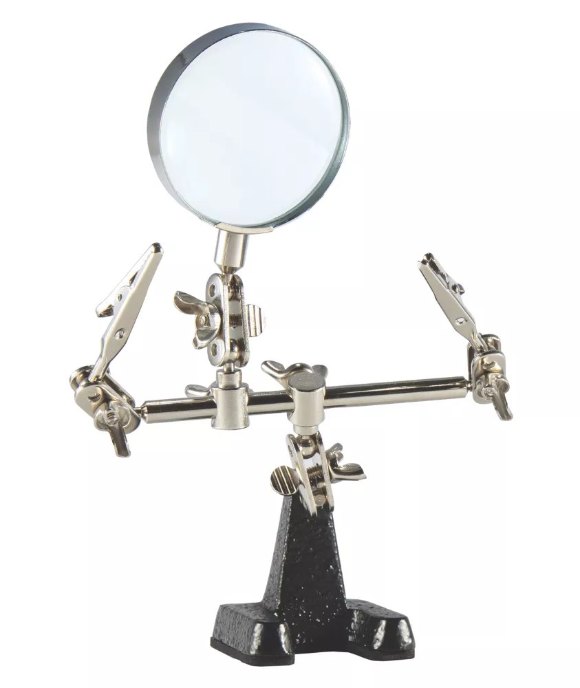 Weller WLACCHHB02 2Arm Helping Hands Soldering Stand with Magnifier
