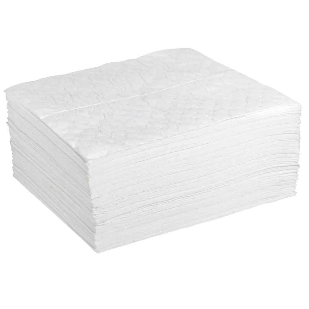 Lubetech 777000 Oil Absorbent Pads 500mm x 400mm 100 Pack Screwfix