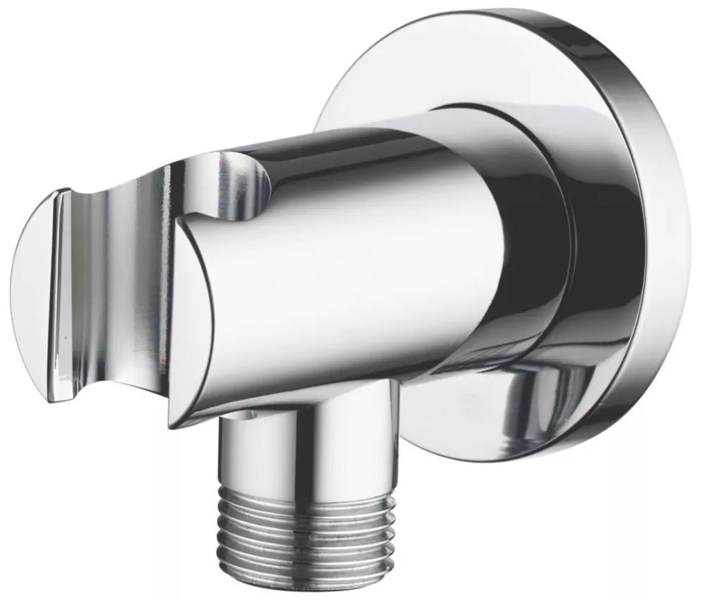 Aqualisa Wall Outlet with Hand Shower Holder Chrome 53mm Screwfix