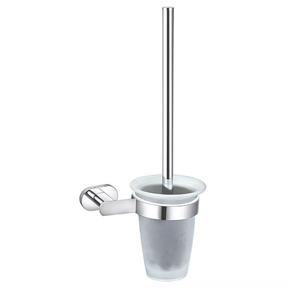 Aqualux Sandown Toilet Brush Holder Chrome Screwfix