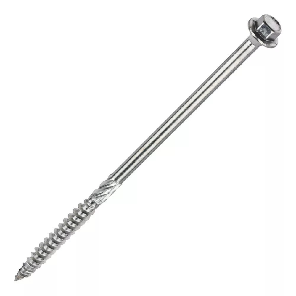 Timco Hex Socket ThreadCutting Timber Screws 6.7mm x 150mm 25 Pack