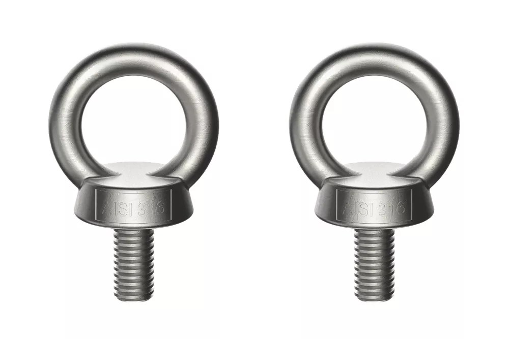 Van Guard Eye Bolts Stainless Steel 17mm x 28mm Screwfix
