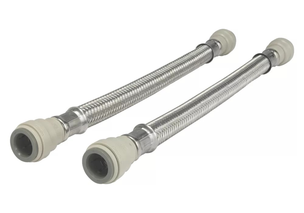 JG Speedfit PushFit Flexible Tap Connector Hoses 15mm x 15mm x 300mm 2