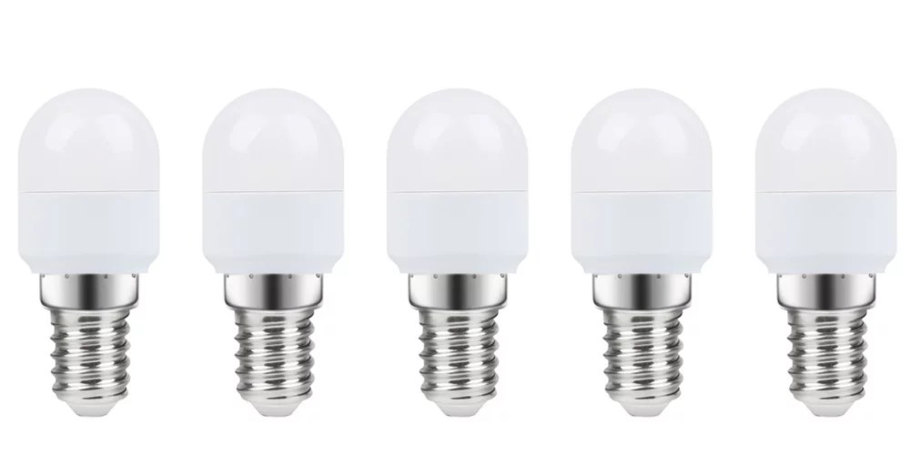 LAP E14 T25 LED Cooker Hood Light Bulb 250lm 2.2W 5 Pack Screwfix