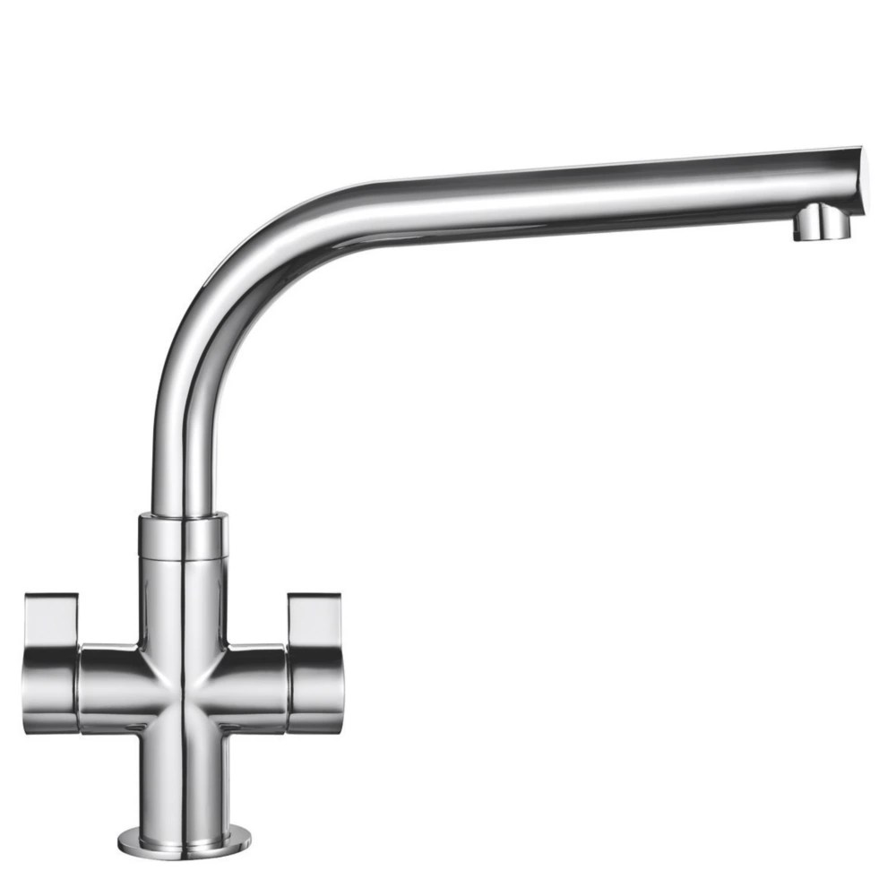 Franke Sion DualLever Mono Mixer Kitchen Tap Chrome Screwfix