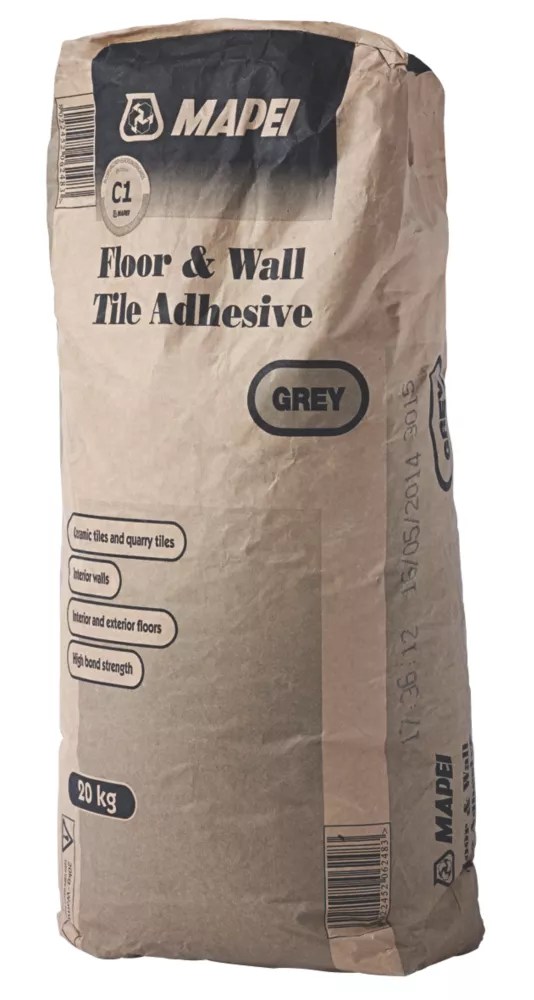 Mapei Wall & Floor Tile Adhesive Grey 20kg Screwfix