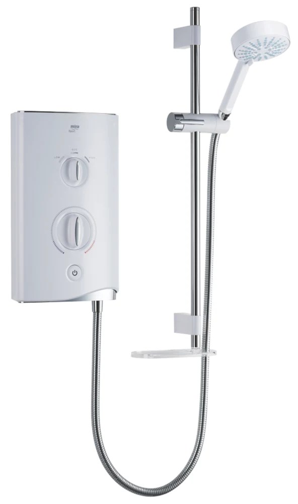 Mira Sport White / Chrome 10.8kW Electric Shower Screwfix