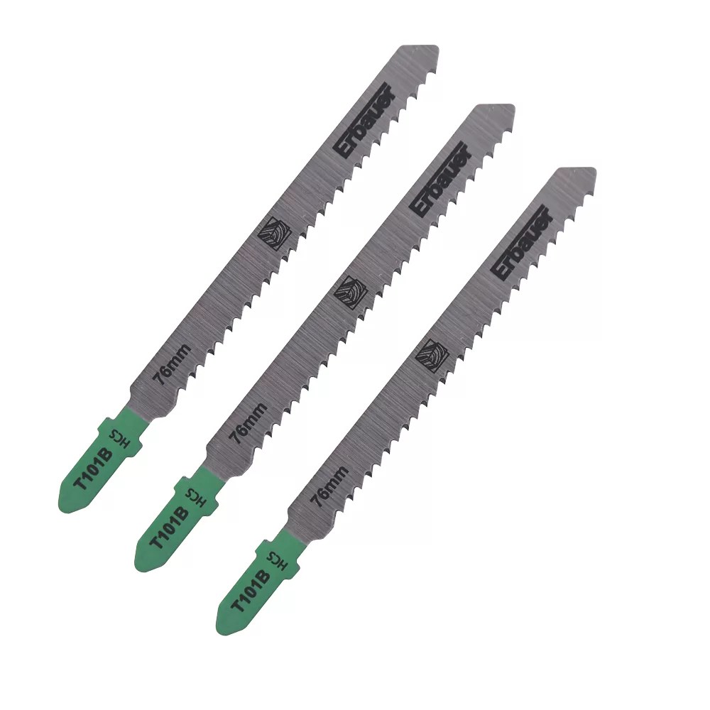Erbauer Wood Jigsaw Blades 100mm 3 Piece Set Screwfix