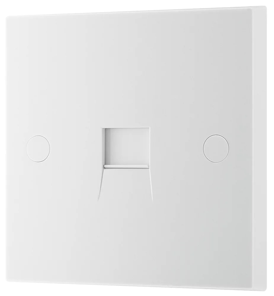 British General 900 Series 1Gang Master Telephone Socket White Screwfix