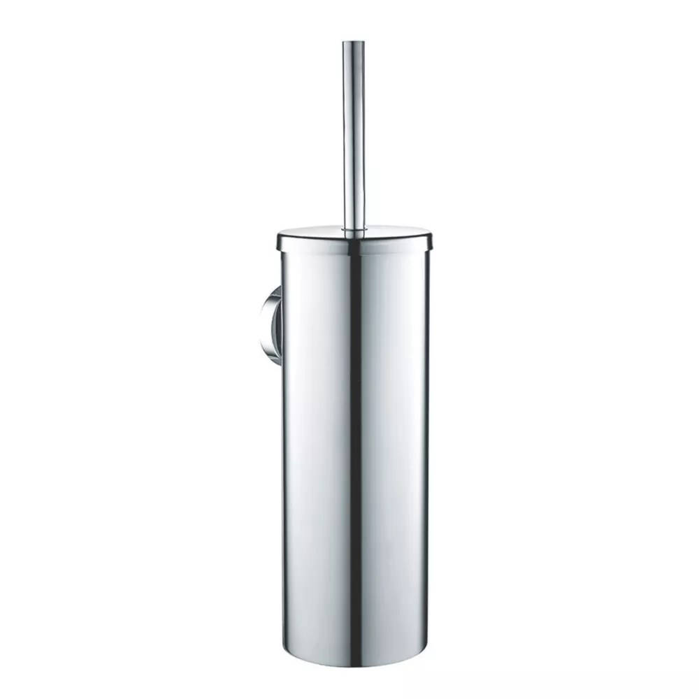 Aqualux Perth Toilet Brush Holder Chrome Screwfix