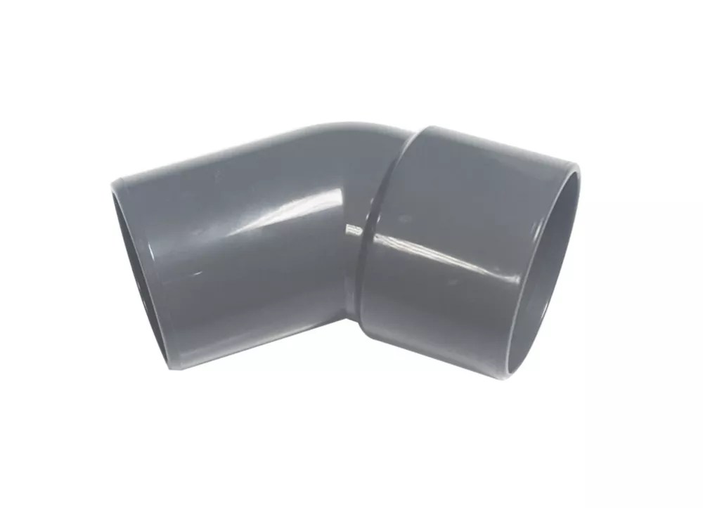 FloPlast Solvent Weld Conversion Bend 135° Grey 32mm 5 Pack Screwfix