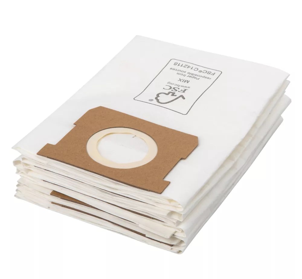 Titan 16Ltr Dry Vacuum Cleaner Dust Bags 5 Pack Screwfix