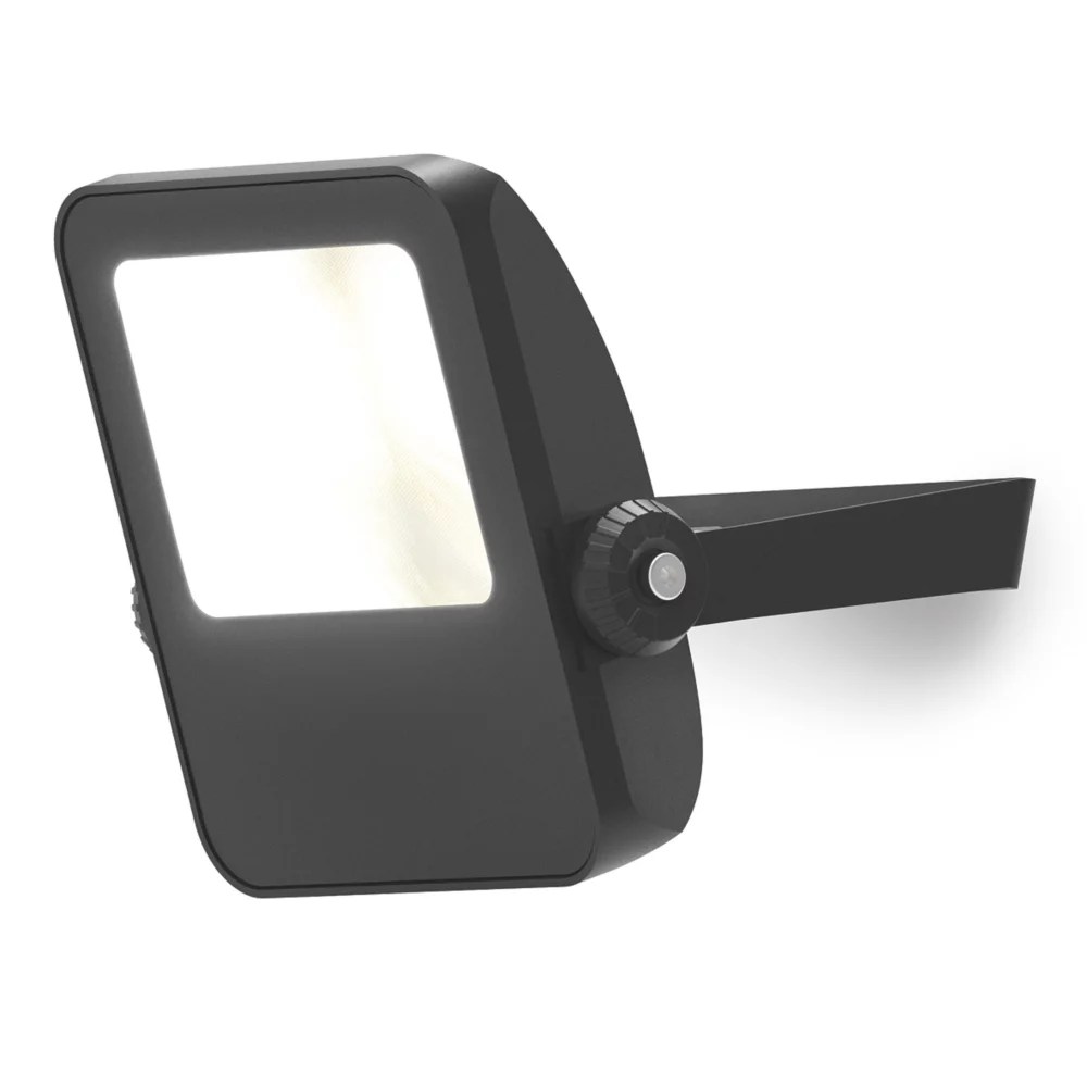 4lite Outdoor LED Floodlight Black 50W 5750lm Screwfix