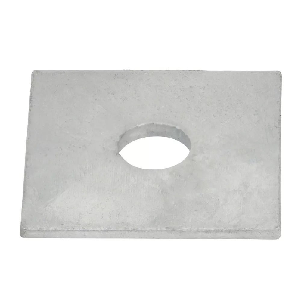 Timco Carbon Steel Square Plate Washers M12 x 3mm 100 Pack Screwfix