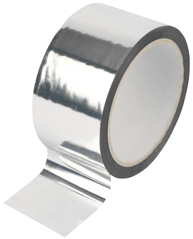 Diall Insulation Board Tape Silver 45m x 50mm Screwfix