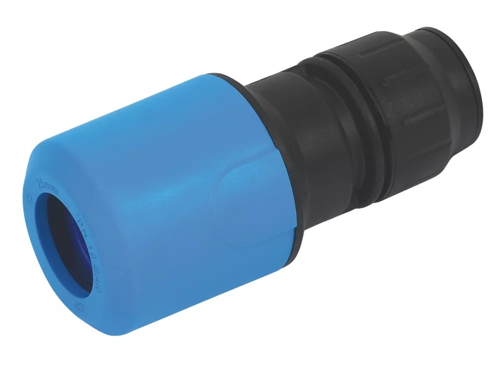 JG Speedfit UG602B MDPE Copper Adaptor 25mm x 22mm Screwfix