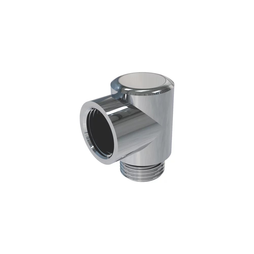 Flomasta Brass BSP Equal 90° Towel Radiator Elbow 1/2" Screwfix