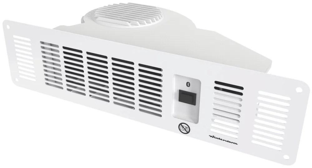 Winterwarm 2000W Electric PlinthMounted Fan Heater Screwfix