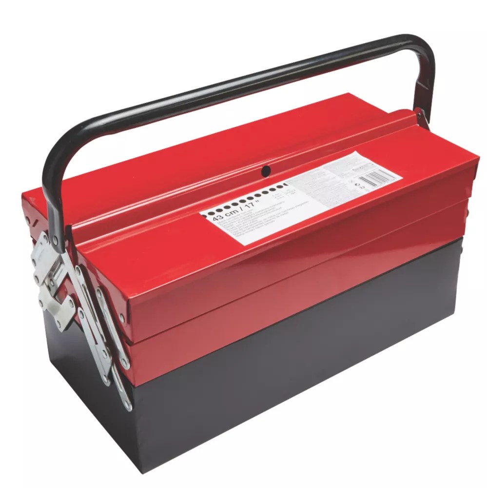 Metal Cantilever Tool Box 17" Screwfix