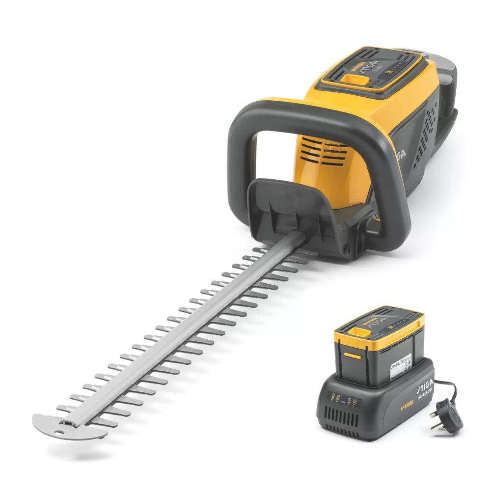Stiga HT 500e 58cm 48V 1 x 2.0Ah LiIon EPower Cordless Hedge Trimmer Screwfix