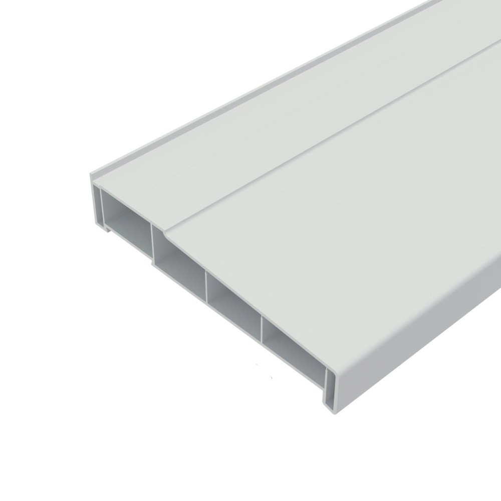 Crystal uPVC Window Sill White 1000mm x 180mm Screwfix
